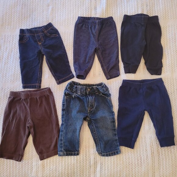 16 Pc Baby Boy Clothing Bundle 3 Months Bodysuits Pants Rompers Sleeper Shirts - Picture 3 of 5